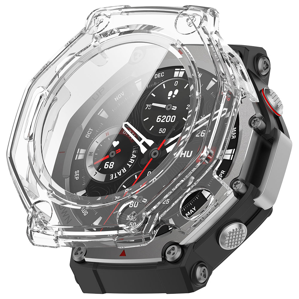 Techsuit Defense360 Pro -suojakotelo Amazfit T-Rex 3:lle, Läpinäkyvä