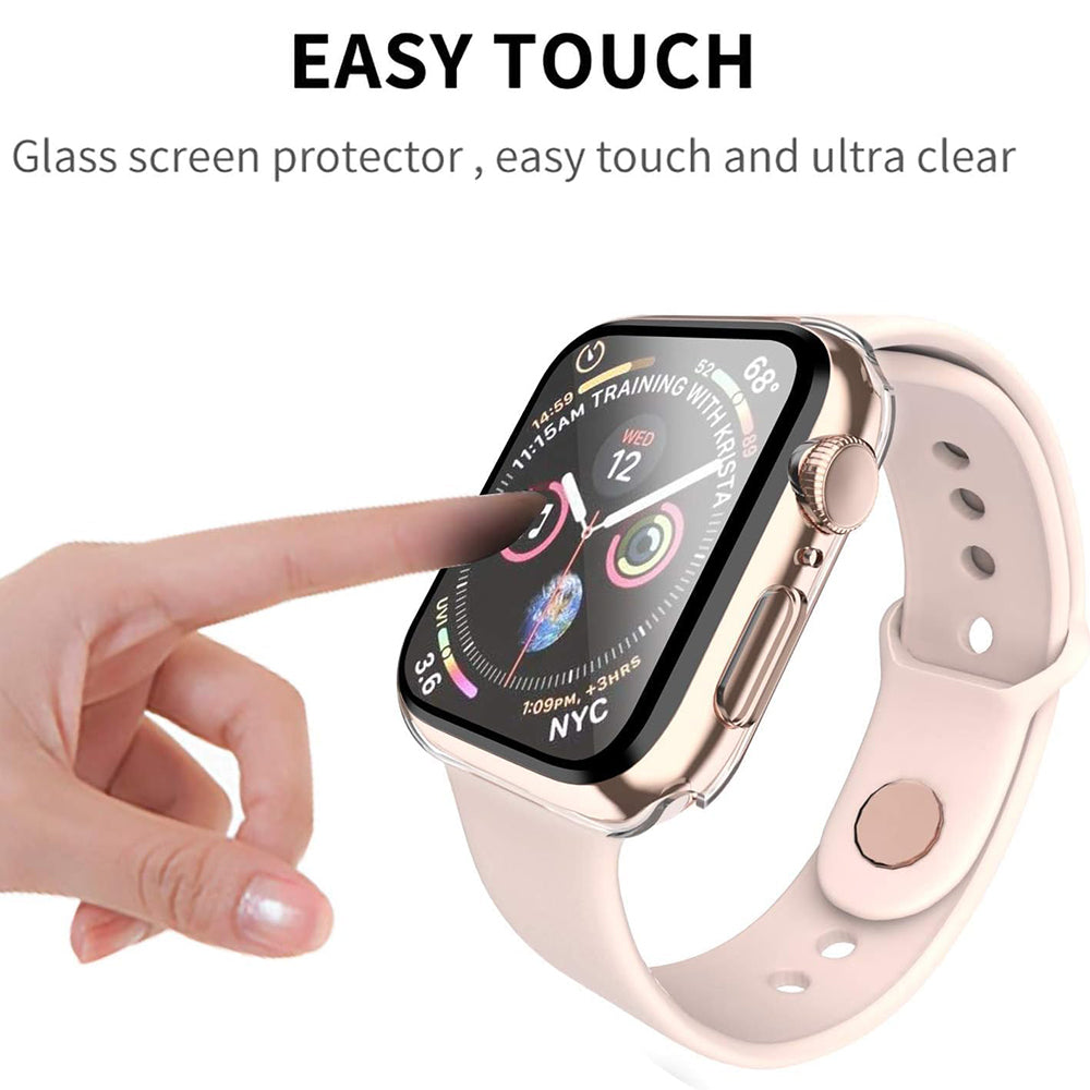 Techsuit Defense360 Pro -kuori Apple Watch 42mm -sarjalle, läpinäkyvä