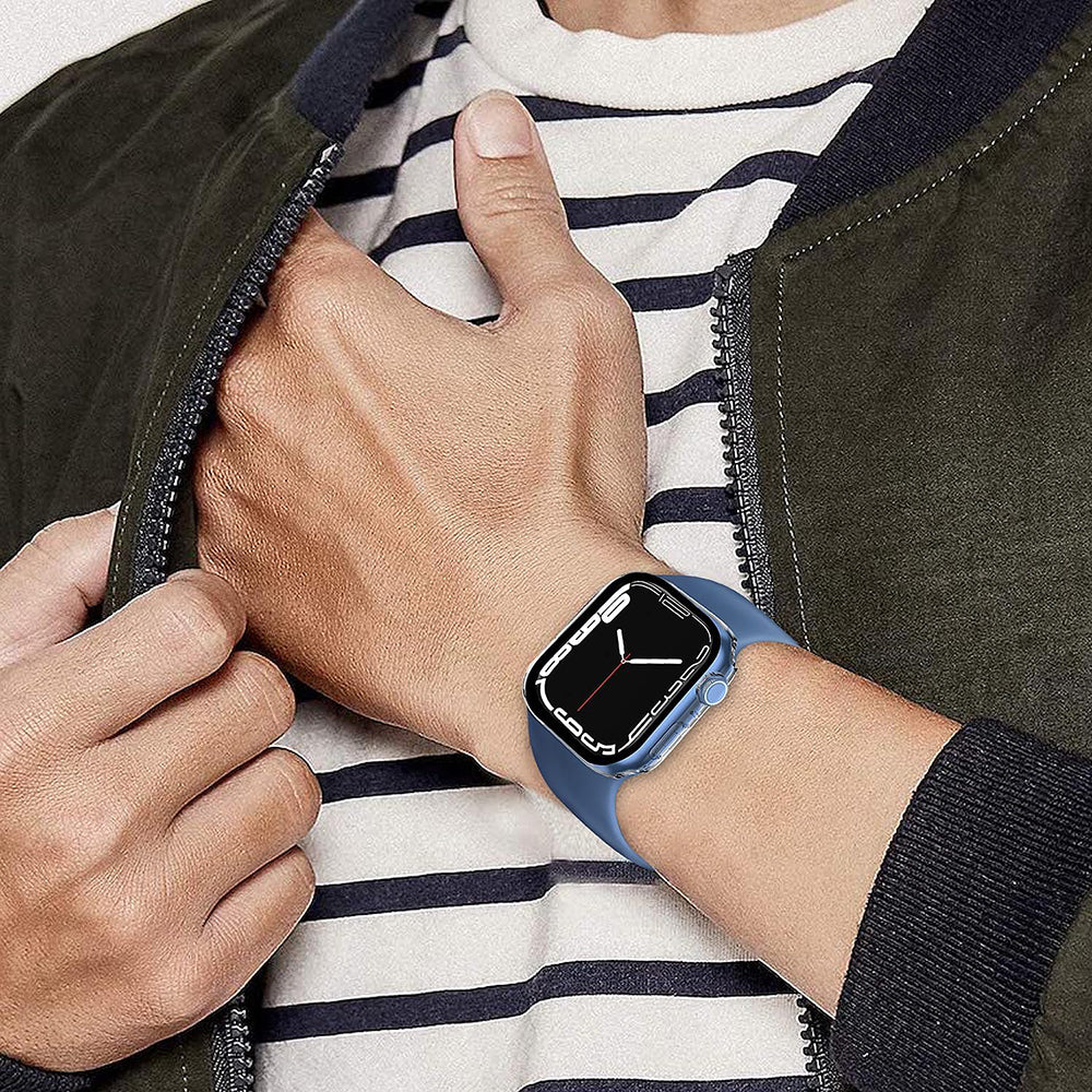 Techsuit Defense360 Pro -kuori Apple Watch 7 45 mm -sarjalle, läpinäkyvä