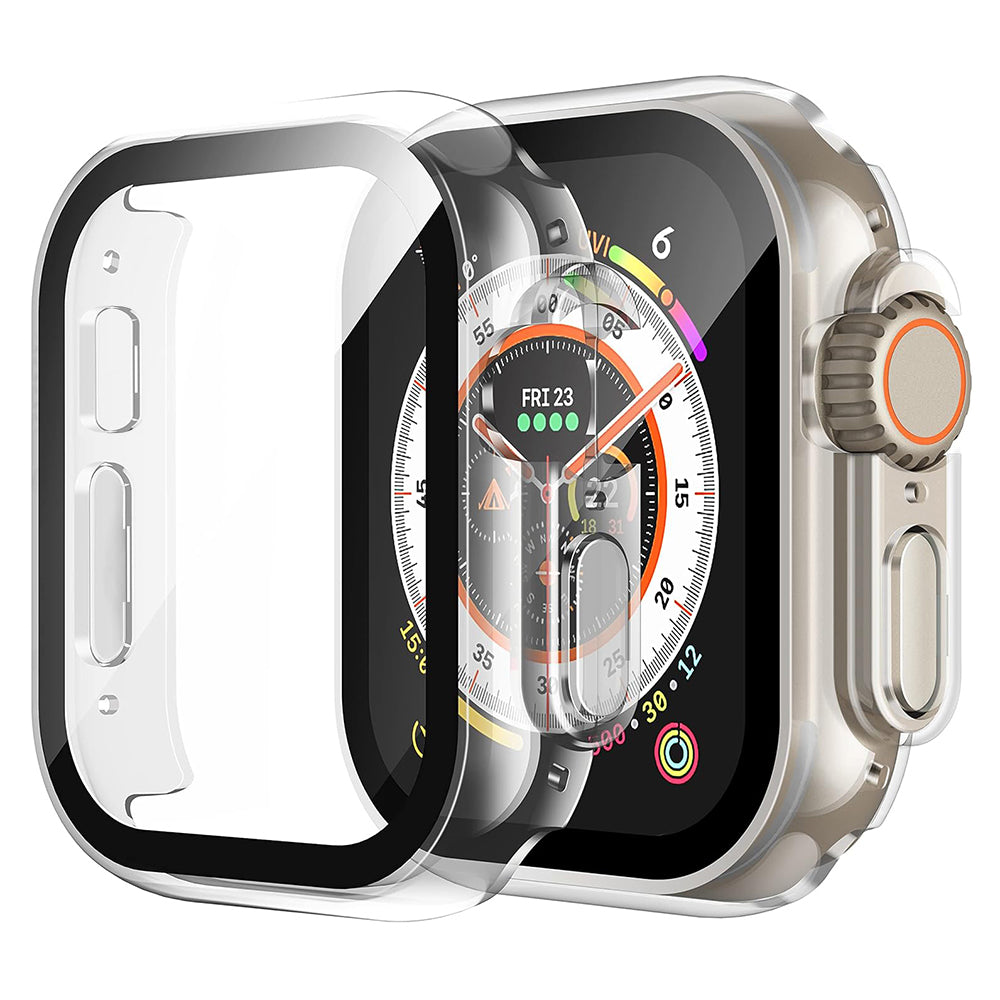 Techsuit Defense360 Pro -kuori Apple Watch Ultra Seriesille, läpinäkyvä