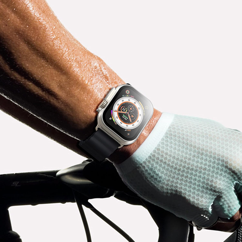 Techsuit Defense360 Pro -kuori Apple Watch Ultra Seriesille, läpinäkyvä