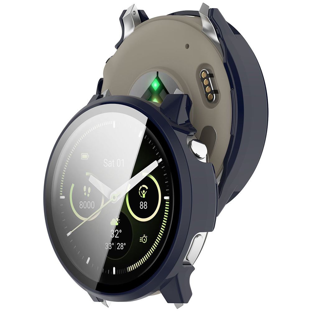 Techsuit Defense360 Pro Case for Garmin Venu 4 45mm, Navy Blue