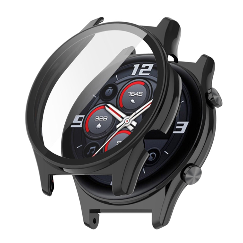 Techsuit Defense360 Pro -kuori Honor Watch GS 3:lle, Musta