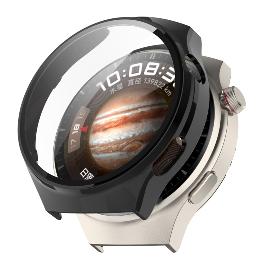 Techsuit Defense360 Pro -kuori Huawei Watch 4 Pro:lle, Musta