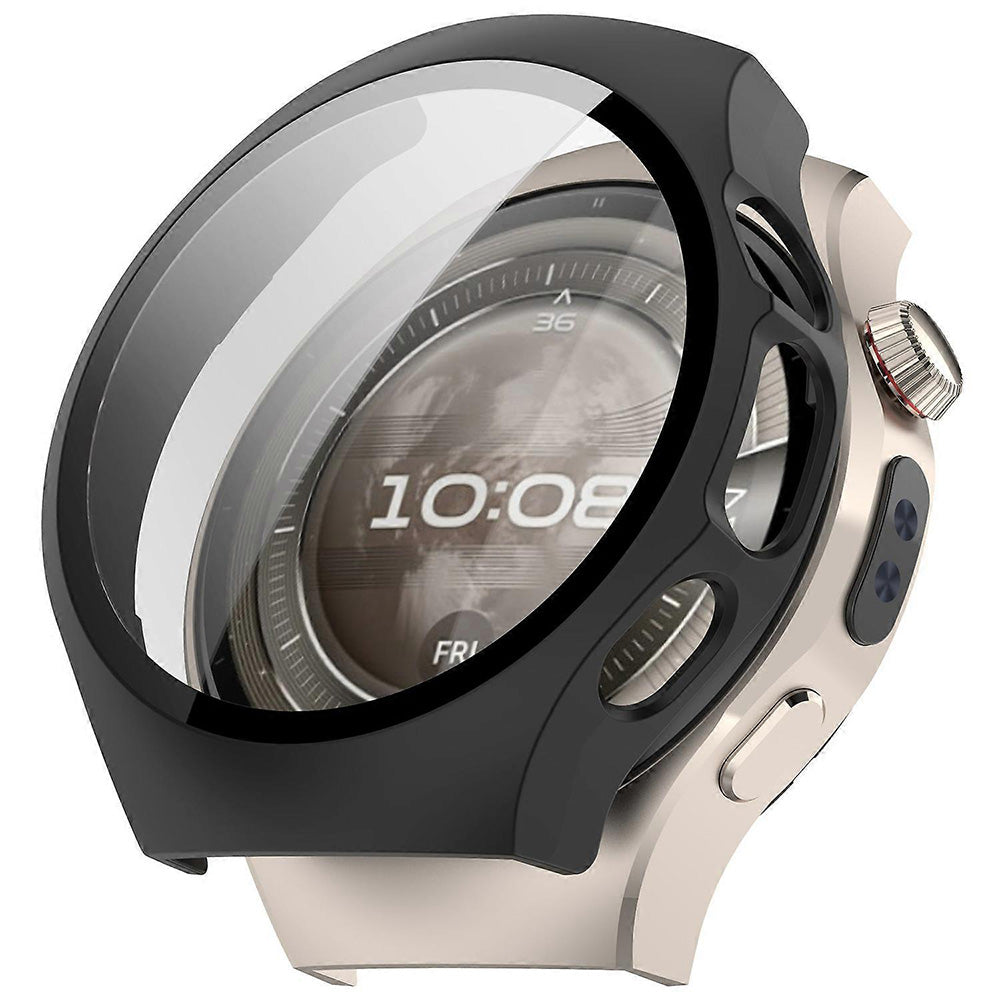 Techsuit Defense360 Pro -kuori Huawei Watch 5 42mm:lle, Musta