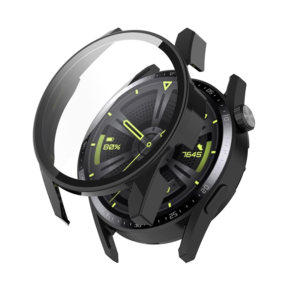 Techsuit Defense360 Pro -kuori Huawei Watch GT 3 42mm:lle, Musta