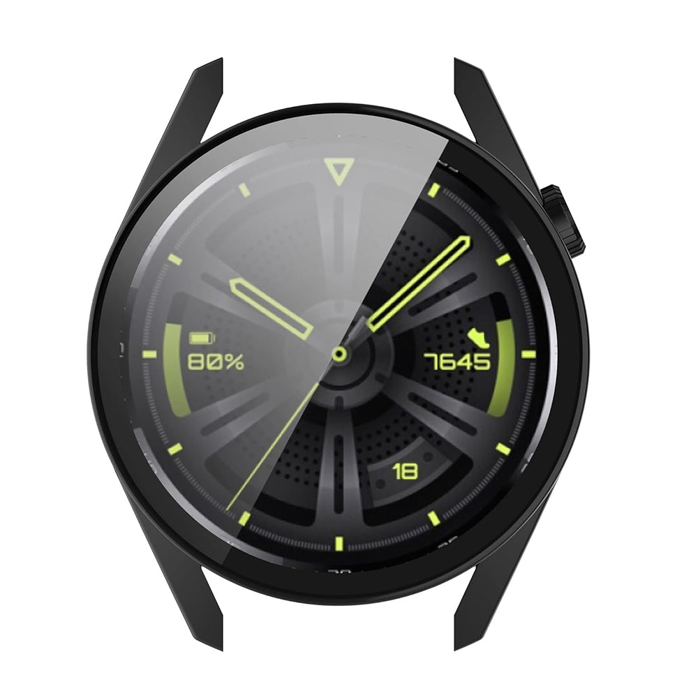 Techsuit Defense360 Pro -kuori Huawei Watch GT 3 42mm:lle, Musta