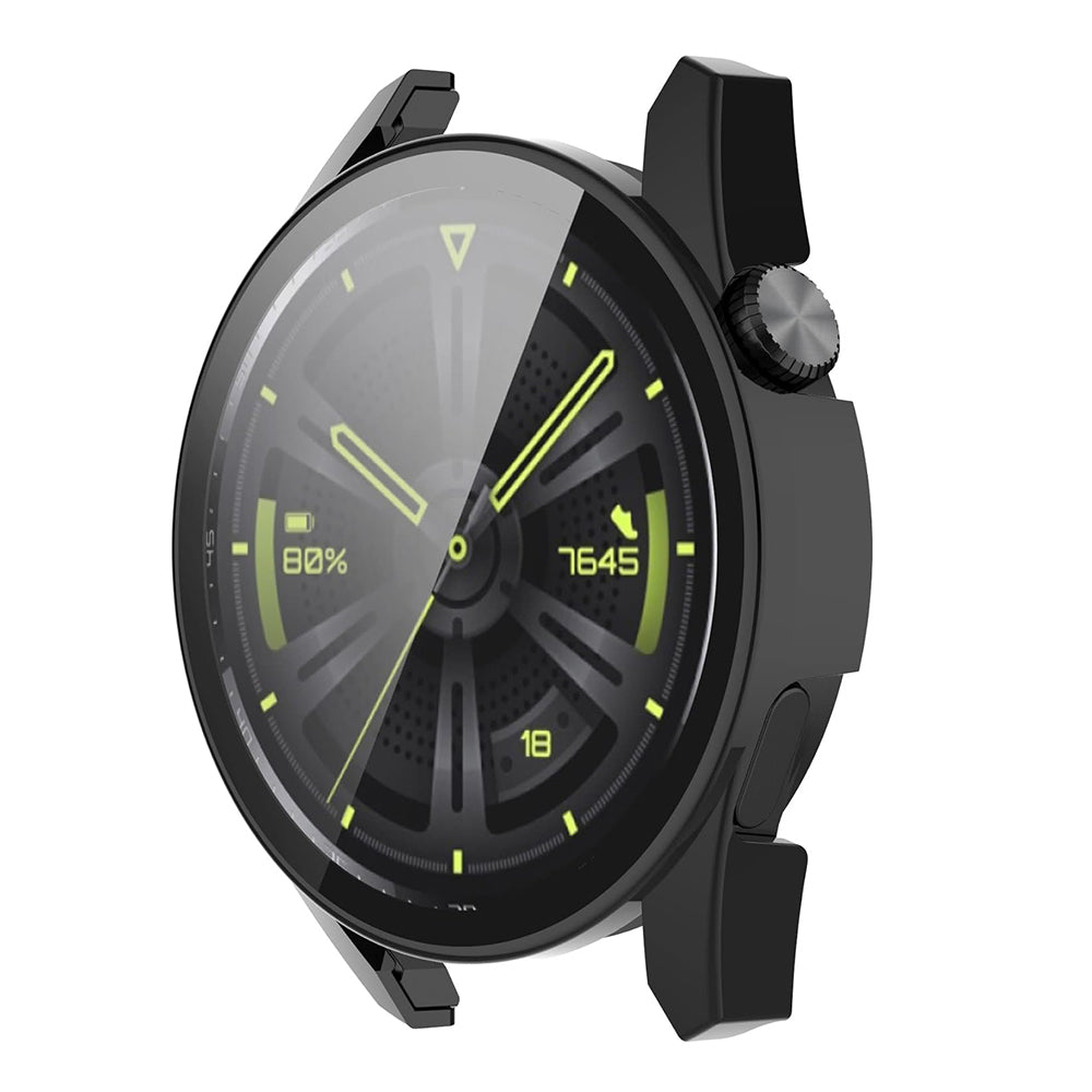 Techsuit Defense360 Pro -kuori Huawei Watch GT 3 46mm:lle, Musta