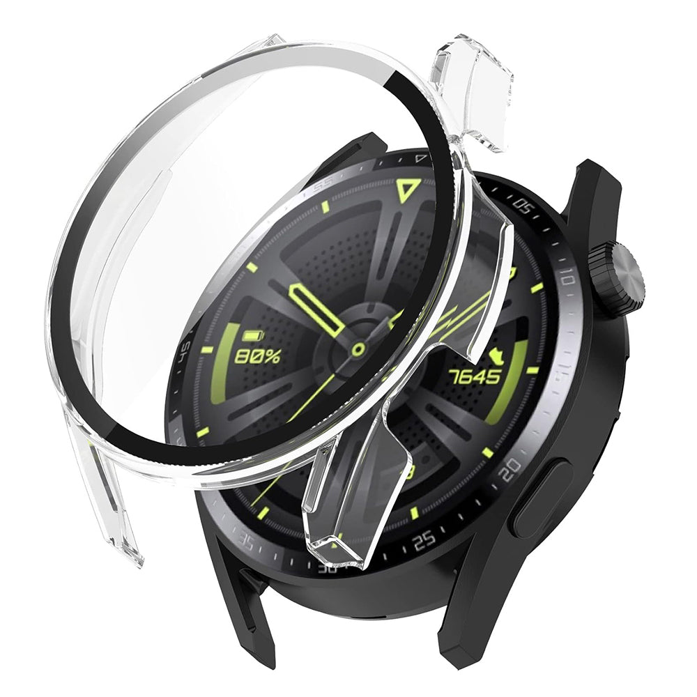 Techsuit Defense360 Pro -kuori Huawei Watch GT 3 46mm:lle, läpinäkyvä