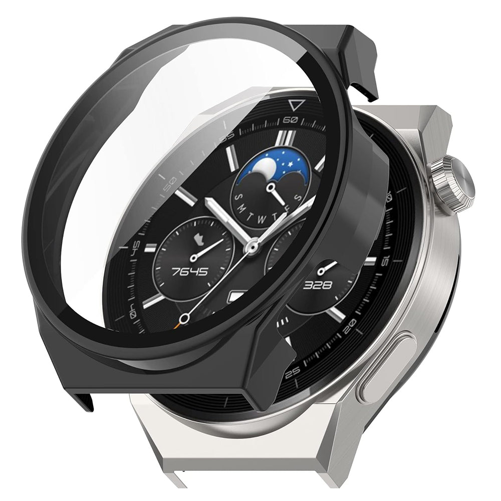 Techsuit Defense360 Pro -suojakuori Huawei Watch GT 3 Pro 46mm:lle, Musta