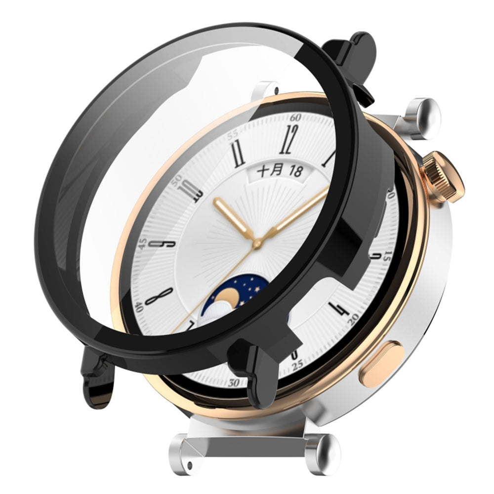 Techsuit Defense360 Pro -kuori Huawei Watch GT 4 41mm:lle, Musta