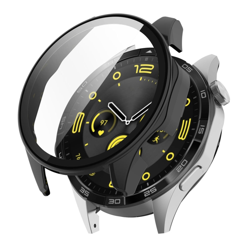 Techsuit Defense360 Pro -kuori Huawei Watch GT 4 46mm:lle, Musta