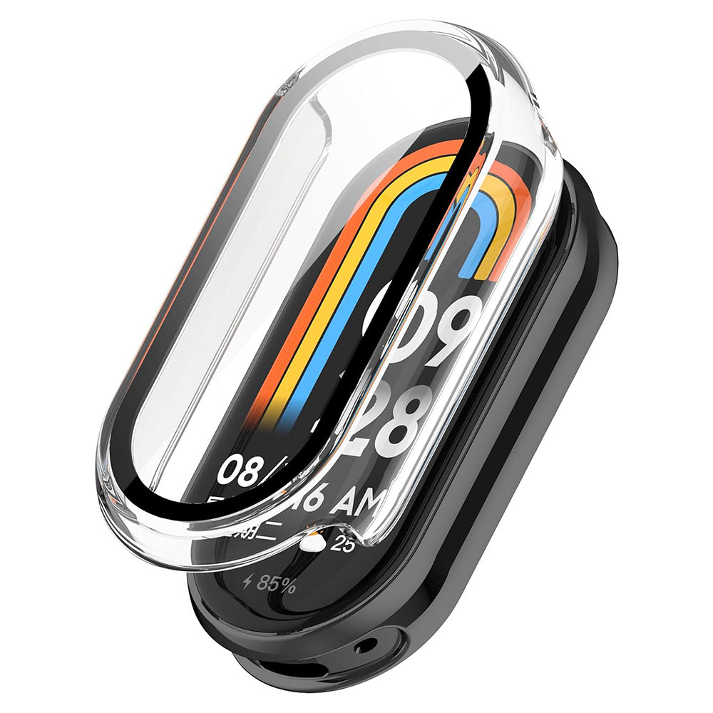 Techsuit Defense360 Pro -kuori Xiaomi MI Band 9:lle, läpinäkyvä
