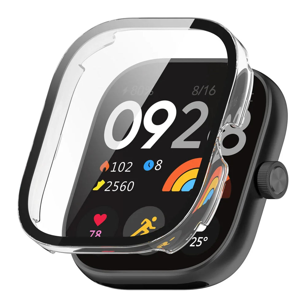 Techsuit Defense360 Pro -kuori Xiaomi Redmi Watch 4:lle, läpinäkyvä
