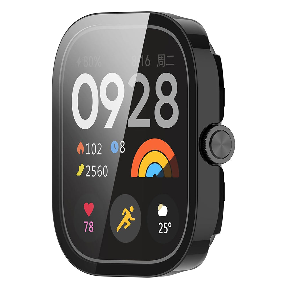 Techsuit Defense360 Pro -kuori Xiaomi Redmi Watch 4:lle, läpinäkyvä