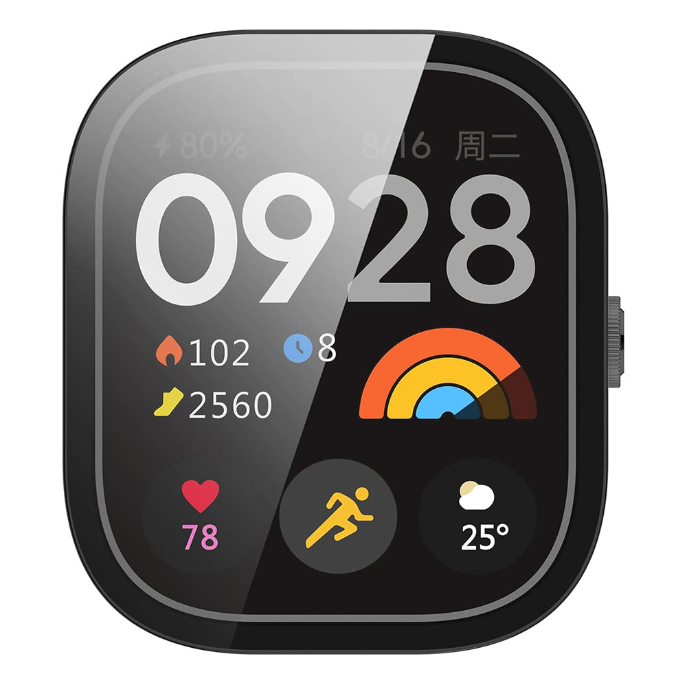 Techsuit Defense360 Pro -kuori Xiaomi Redmi Watch 4:lle, läpinäkyvä