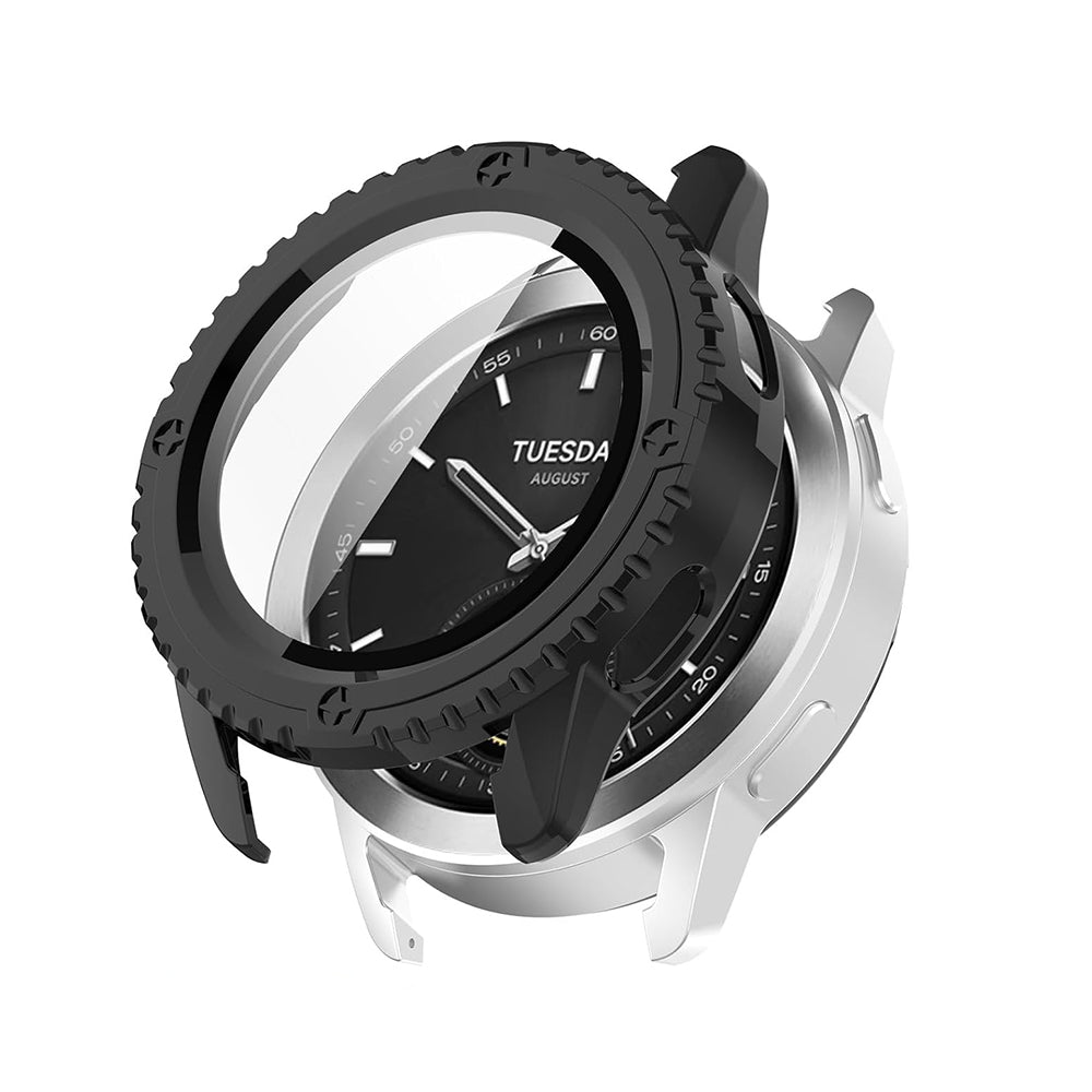Techsuit Defense360 Pro -kuori Xiaomi Watch S3:lle, Musta