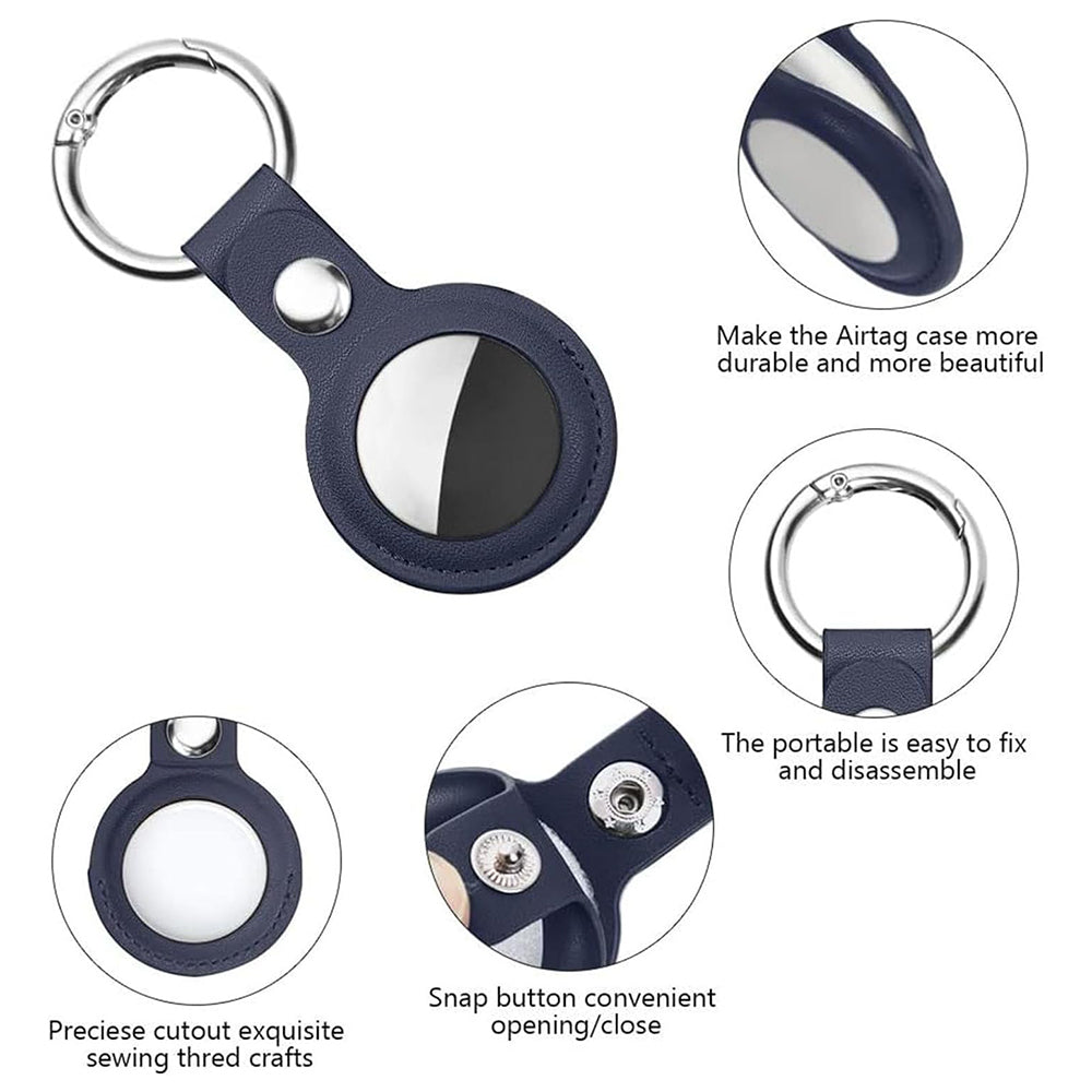 Techsuit SLH1 -kotelo Apple AirTagille, sininen