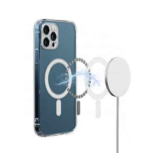 MagSafe-kotelo Apple iPhone 13:lle, OEM, iskunkestävä, läpinäkyvä, läpinäkyvä