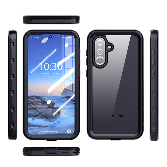 Vedenpitävä suojakuori Samsung Galaxy A26 A266:lle, ShellBox, Musta