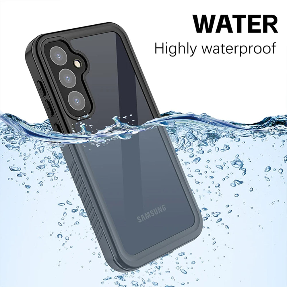 Vedenpitävä suojakuori Samsung Galaxy A55 5G A556:lle, ShellBox, Musta