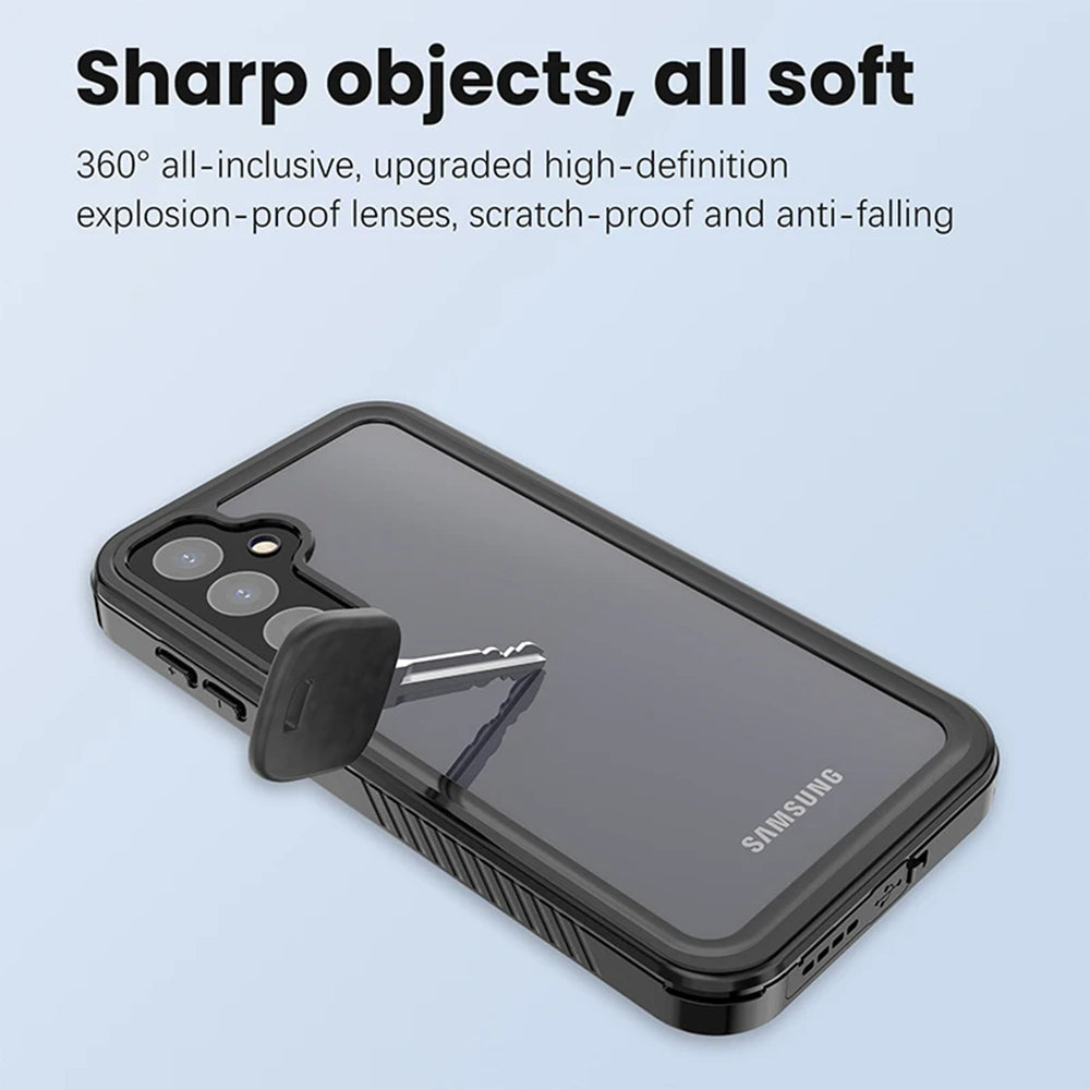 Vedenpitävä suojakuori Samsung Galaxy A55 5G A556:lle, ShellBox, Musta