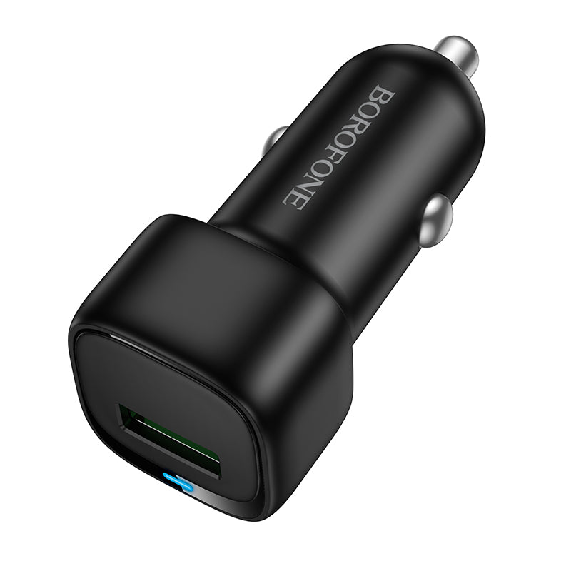 Borofone BZ34 Cloud Car Charger, 18W, 3A, 1 x USB-A, Black