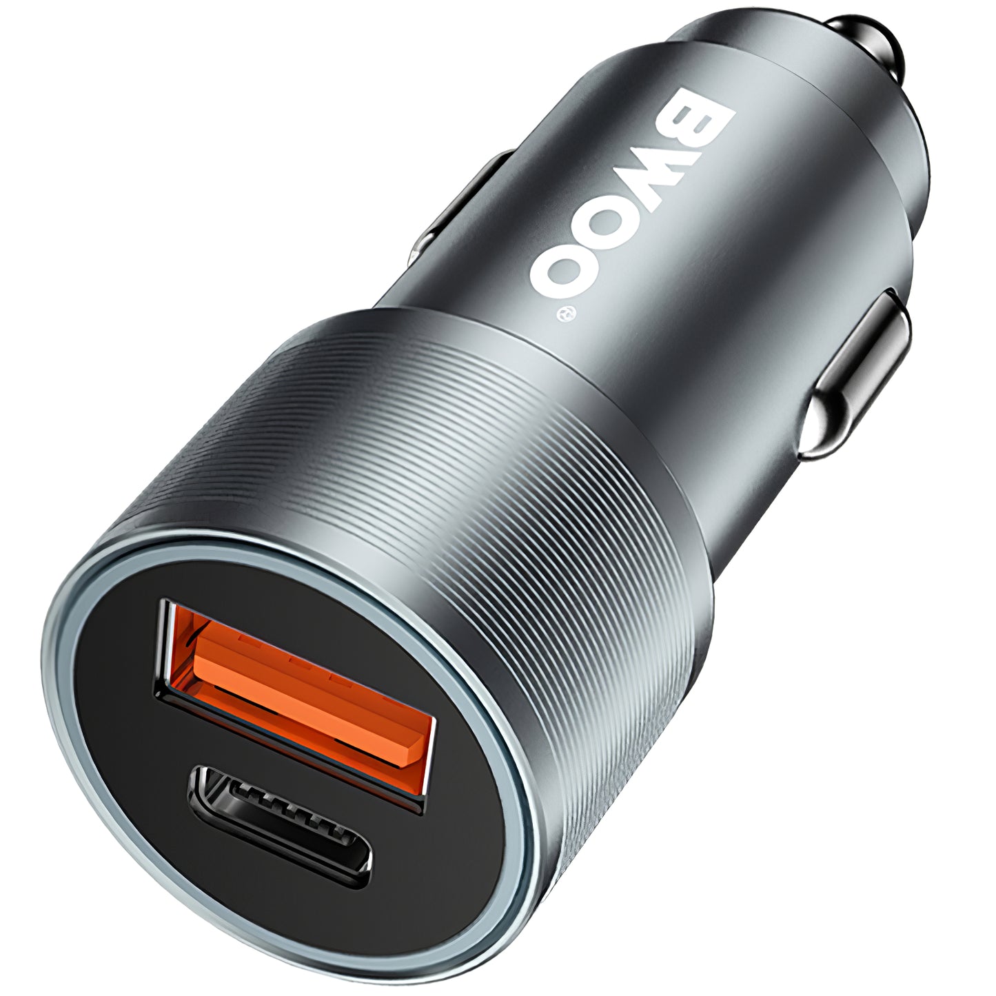 Autolaturi BWOO BO-CC73, 38W, 3A, 1 x USB-A - 1 x USB-C, hopea