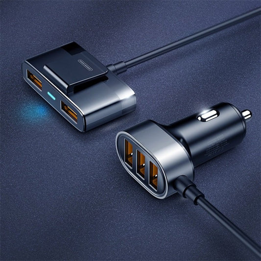 Joyroom Car Charger JR-CL03, 21W, 2.1A, 5 x USB-A, Black