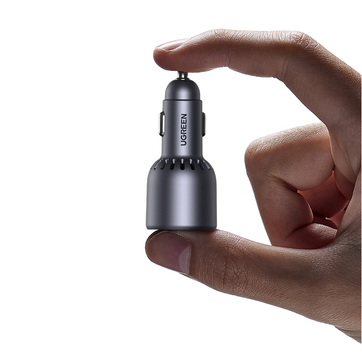 UGREEN EC703 Autolaturi, 75W, 3.25A, 1 x USB-A - 2 x USB-C, Musta