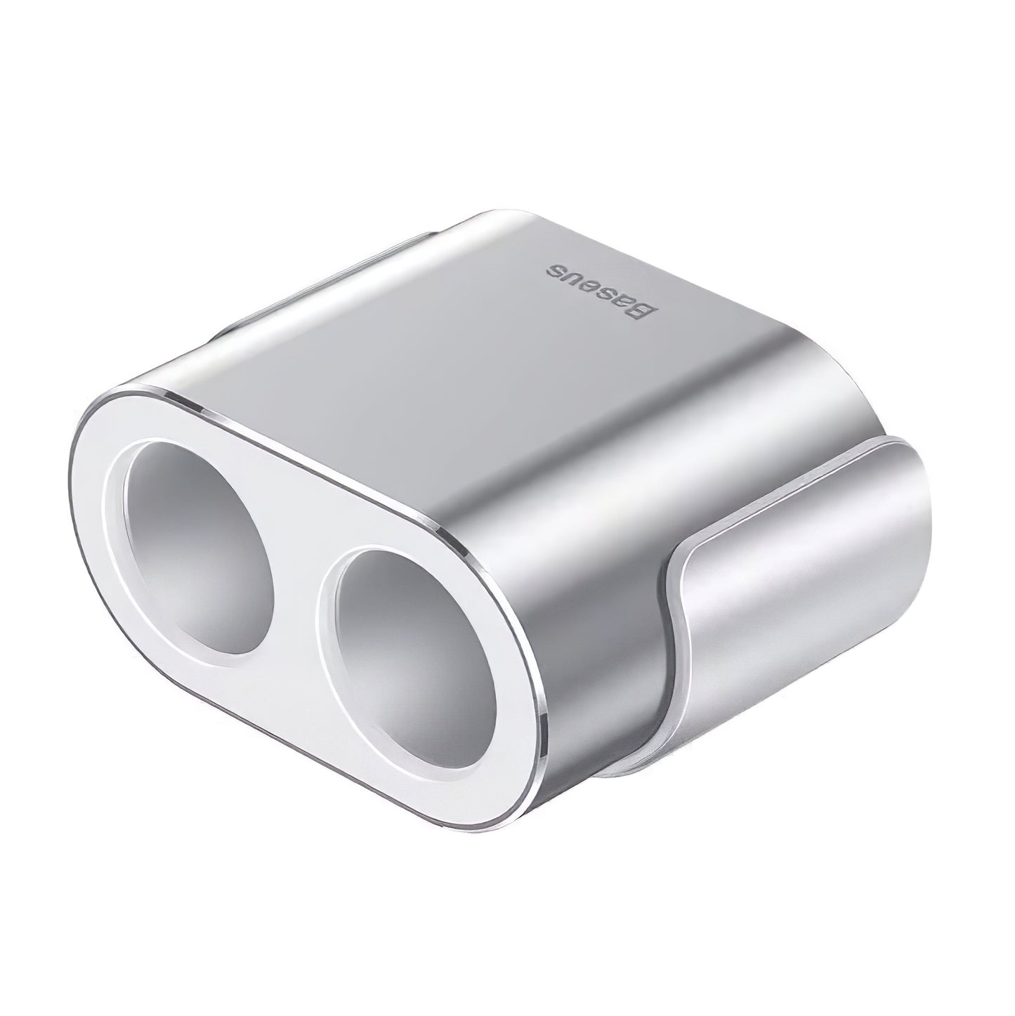 Baseus korkean tehokkuuden autolaturi, 95W, 2.1A, 2 x tupakansytyttimen jatke - 2 x USB-A, hopea CRDYQ-0S