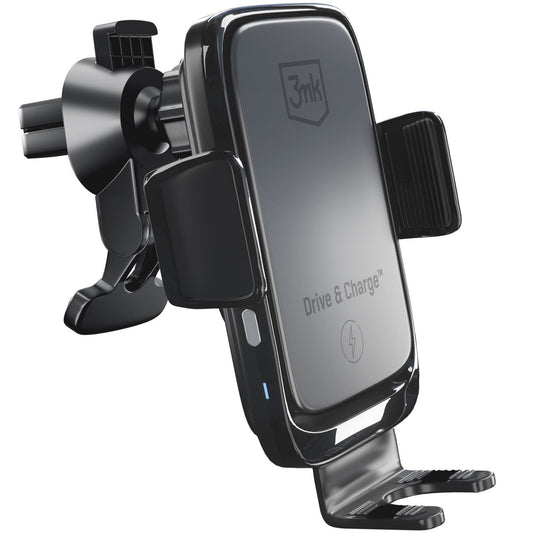 3MK Drive&Charge langaton autolaturi, 15W, 1.67A, musta