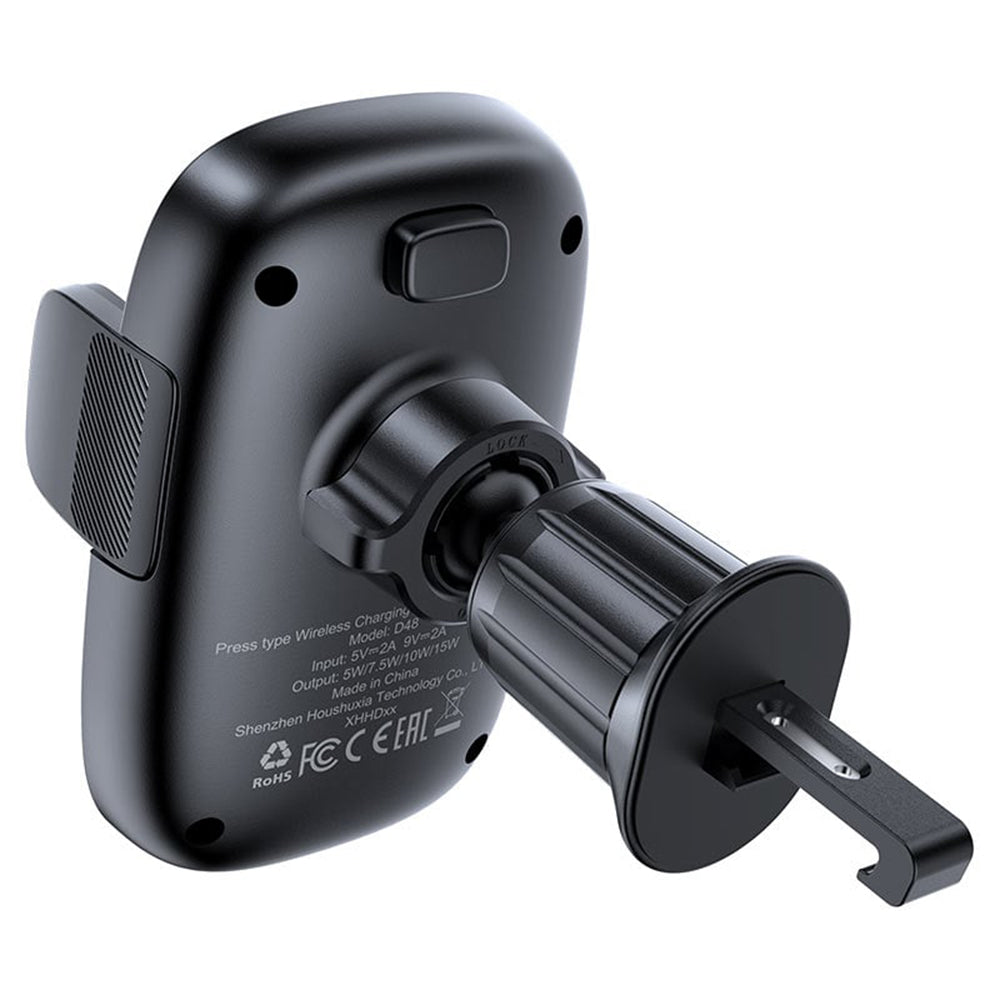 Langaton Autolaturi Acefast D48, 15W, 1.67A, Musta