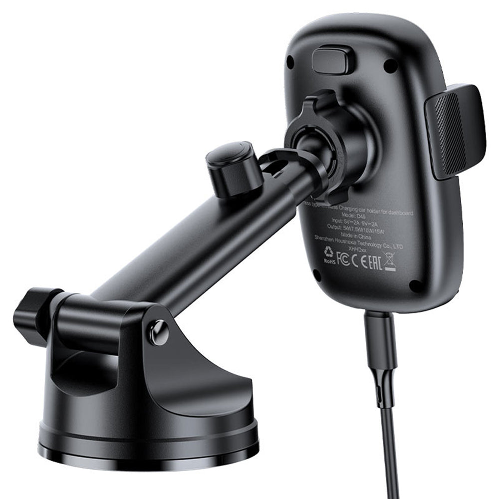 Langaton Autolaturi Acefast D49, 15W, 1.67A, Musta