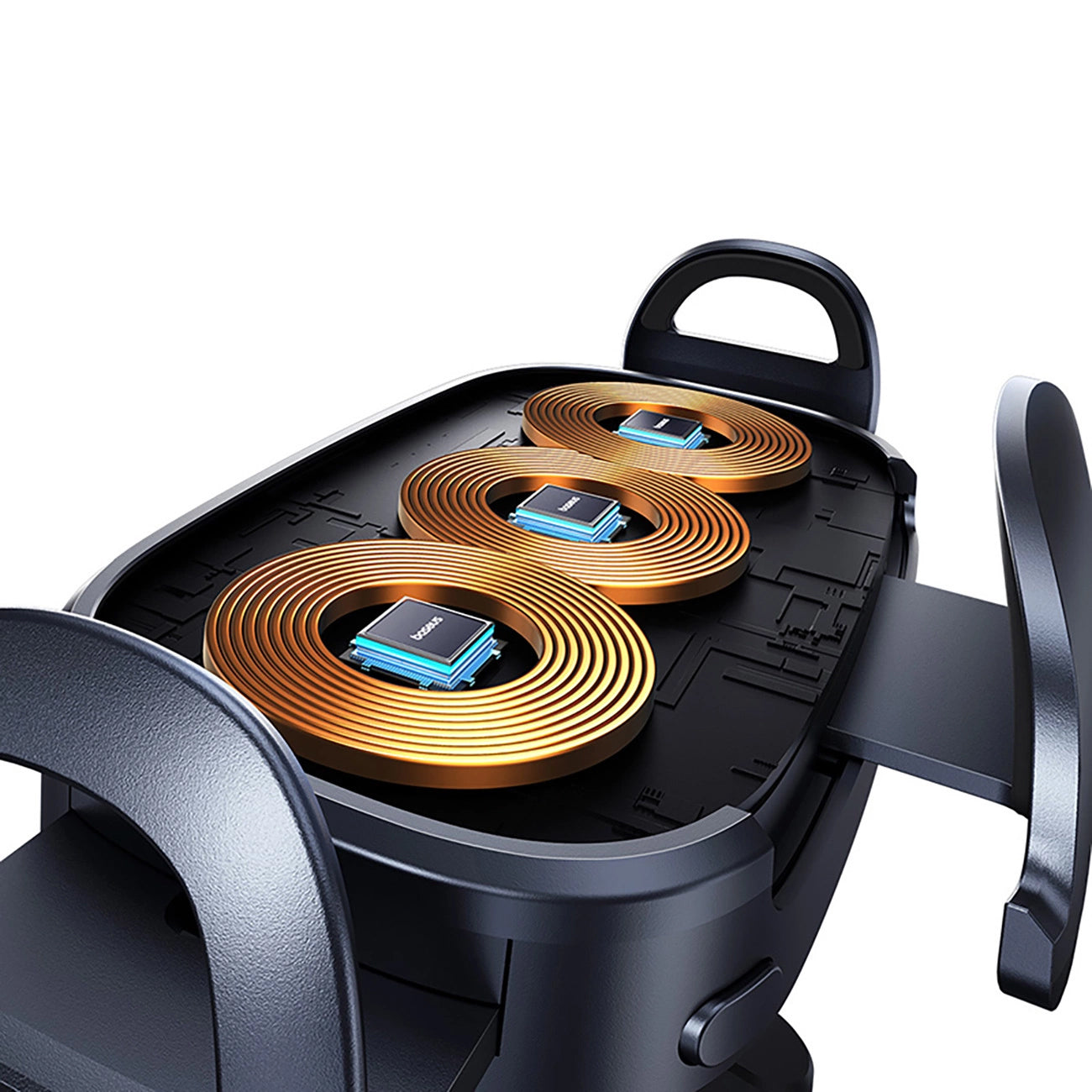 Baseus LightChaser Langaton Autolaturi, 15W, 1.67A, Musta, Uudelleenpakattu C40355901111-00