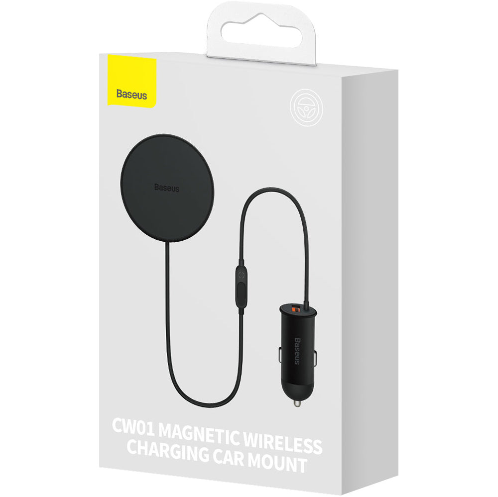Baseus CW01 Langaton Autolaturi, 40W, 3A, Musta C40141000111-01