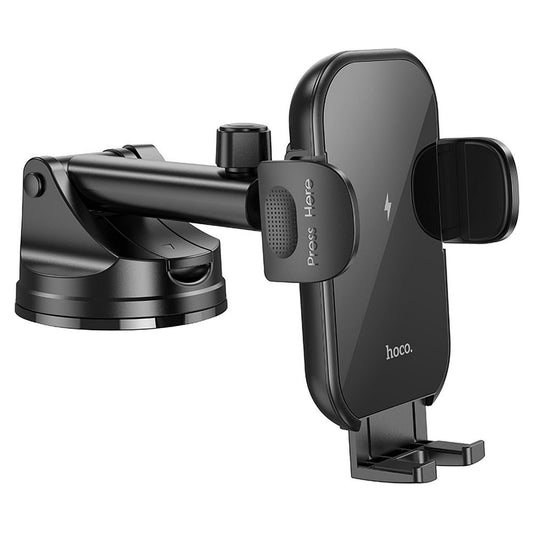 Langaton autolaturi HOCO HW5, 15W, 1.67A, musta