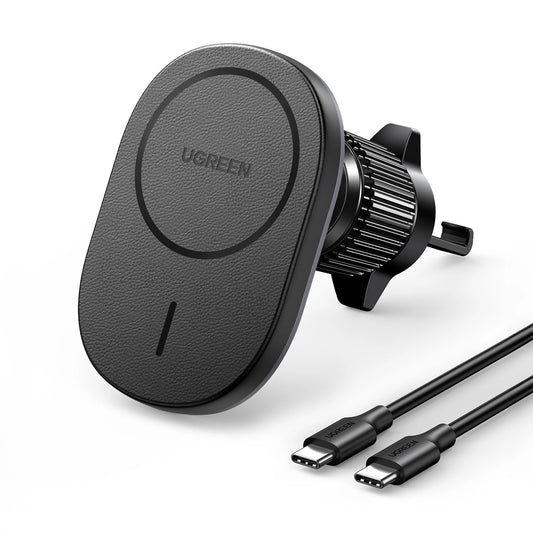 UGREEN CD345 Vent Langaton Autolaturi, 15W, 1.67A, Musta