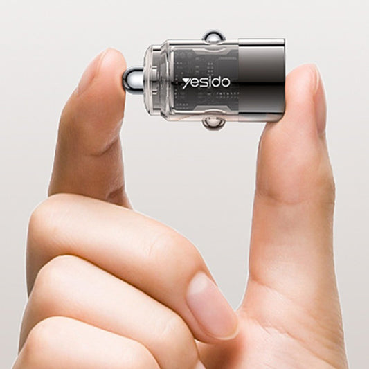 Autolaturi Yesido Y67, 45W, 3A, 1 x USB-C, Musta