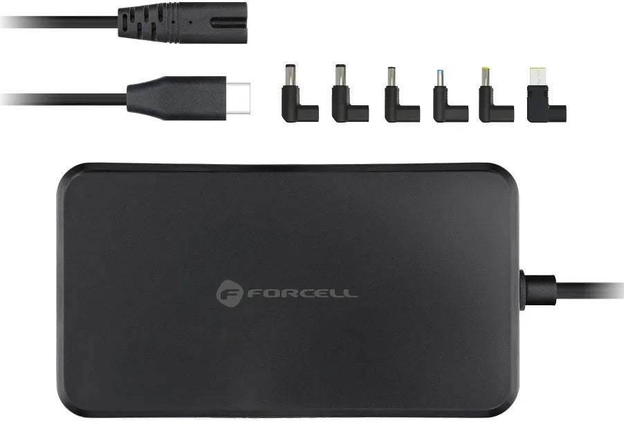 Forcell F-Energy E856 -laturi, 65W, Universaali, Musta