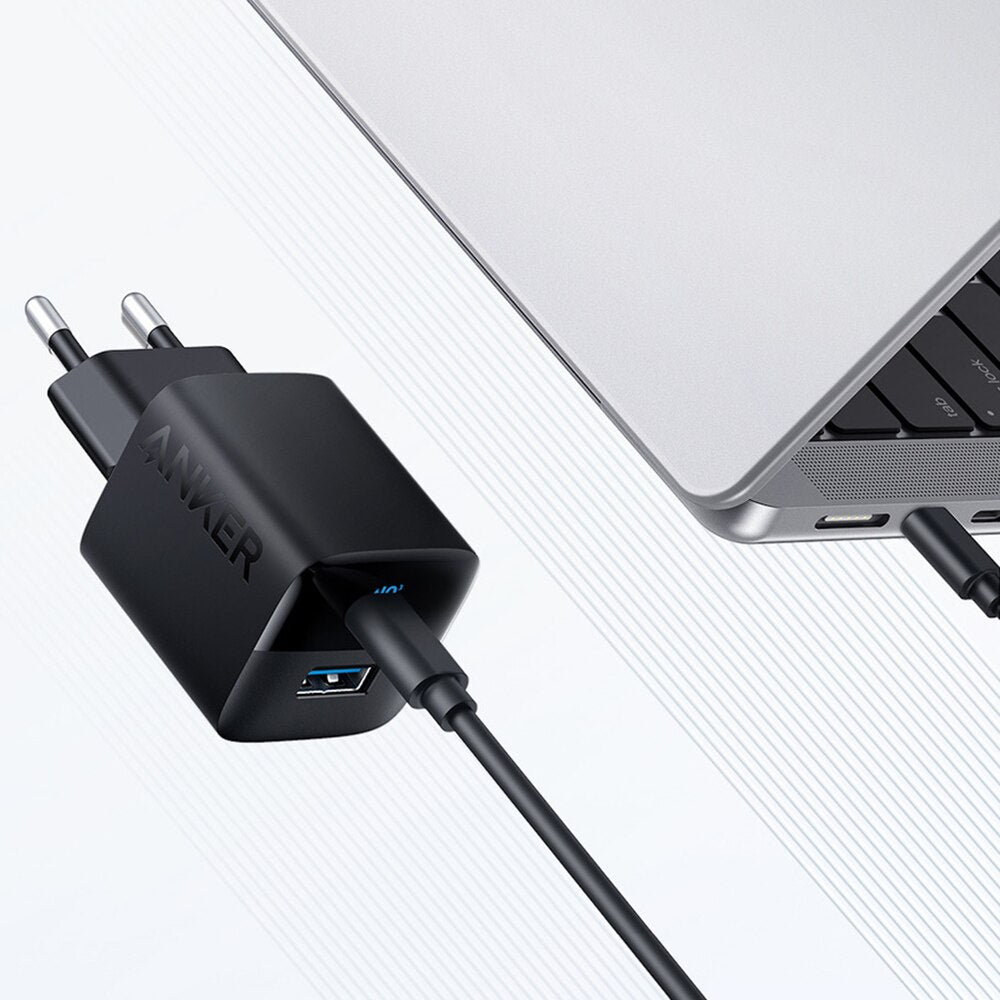 Anker 323 verkkolaturi, 33W, 3A, 1 x USB-A - 1 x USB-C, musta A2331G11
