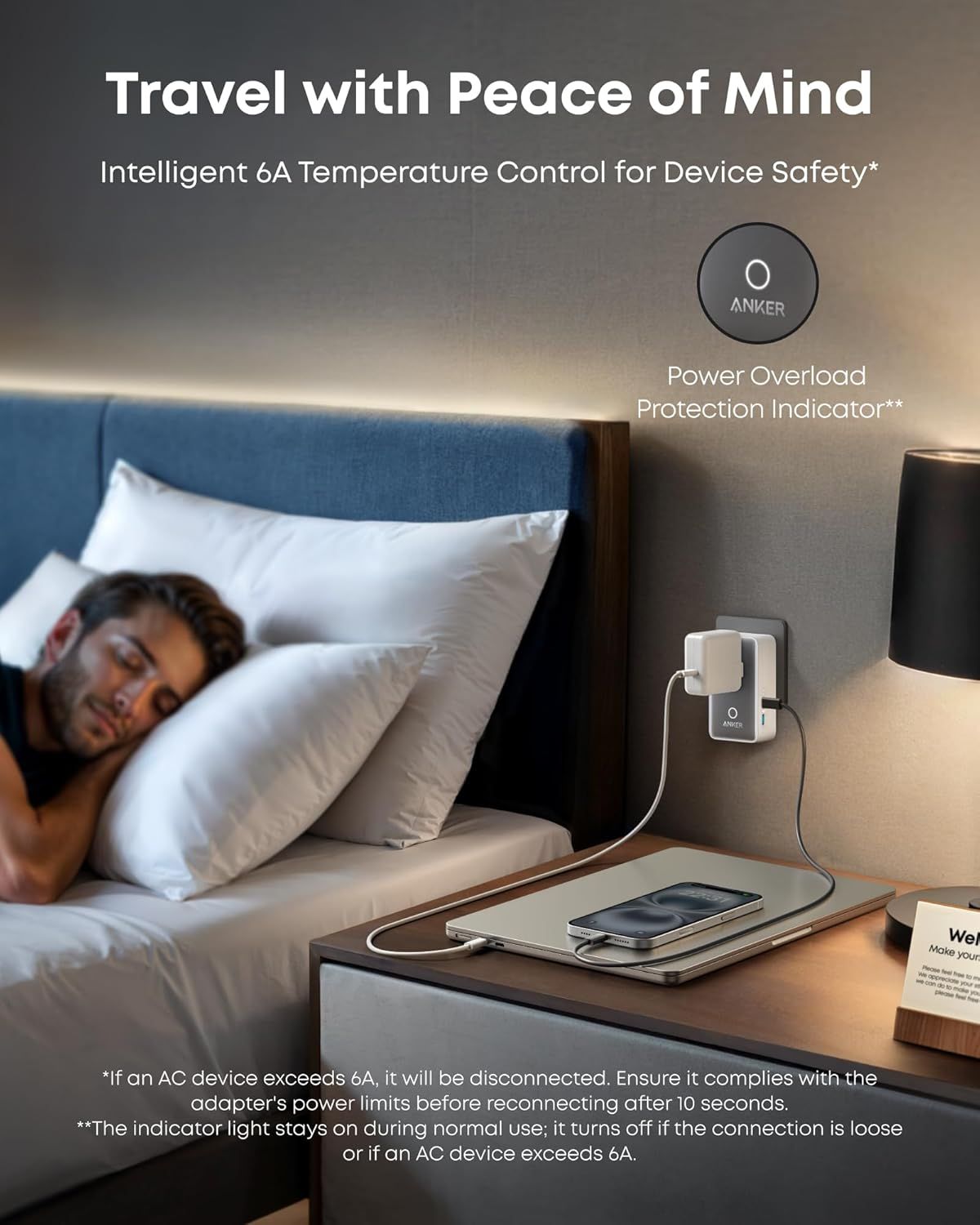 Anker Nano Travel -verkkolaturi, 20W, 3A, 2 x USB-A - 2 x USB-C, Valkoinen A9215H21