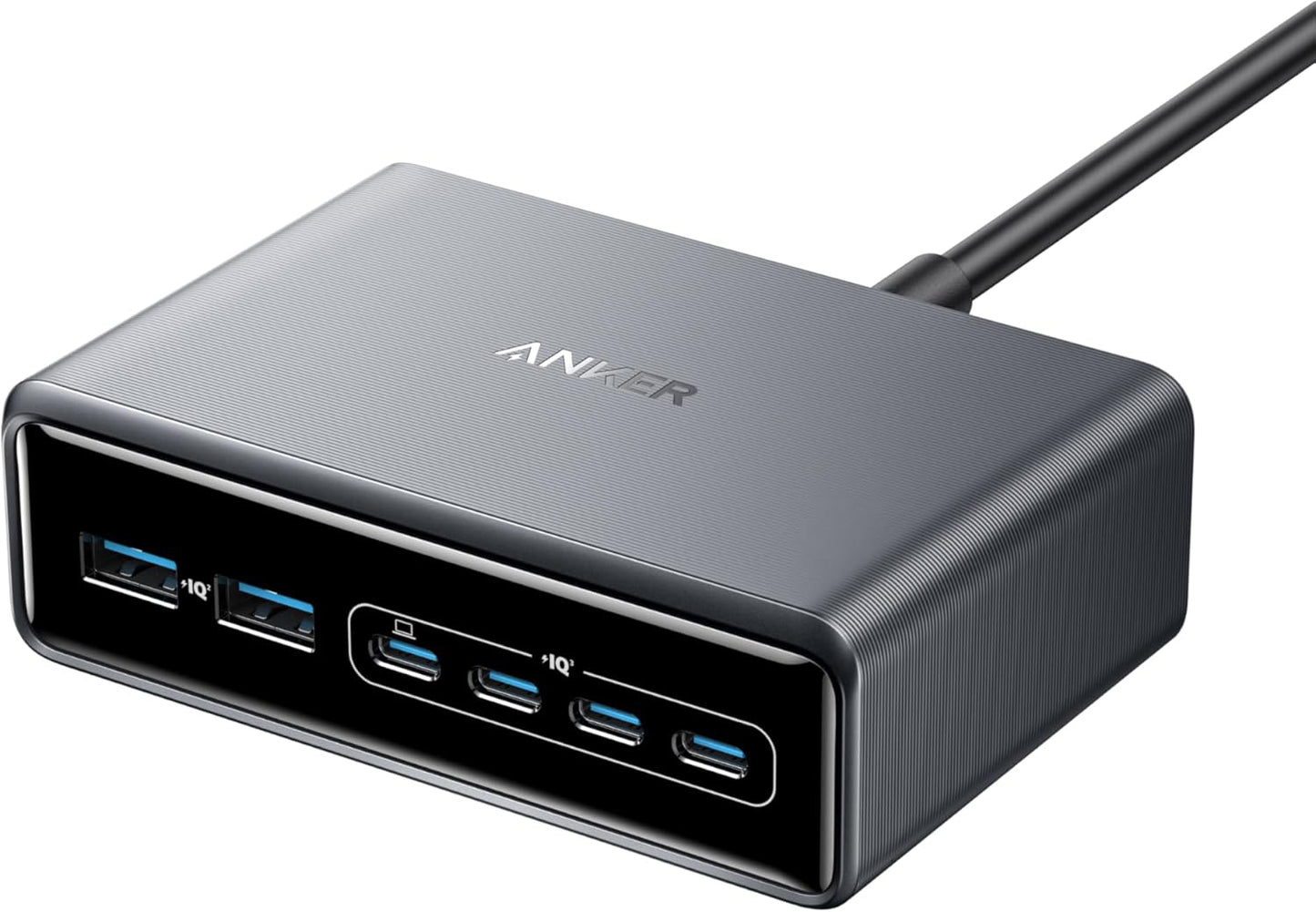 Anker Prime Station -laturi, 200W, 3A, 2 x USB-A - 4 x USB-C, musta A2683341