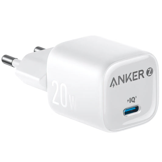 Anker Zolo -verkkolaturi, 20W, 3A, 1 x USB-C, Valkoinen A2699G21