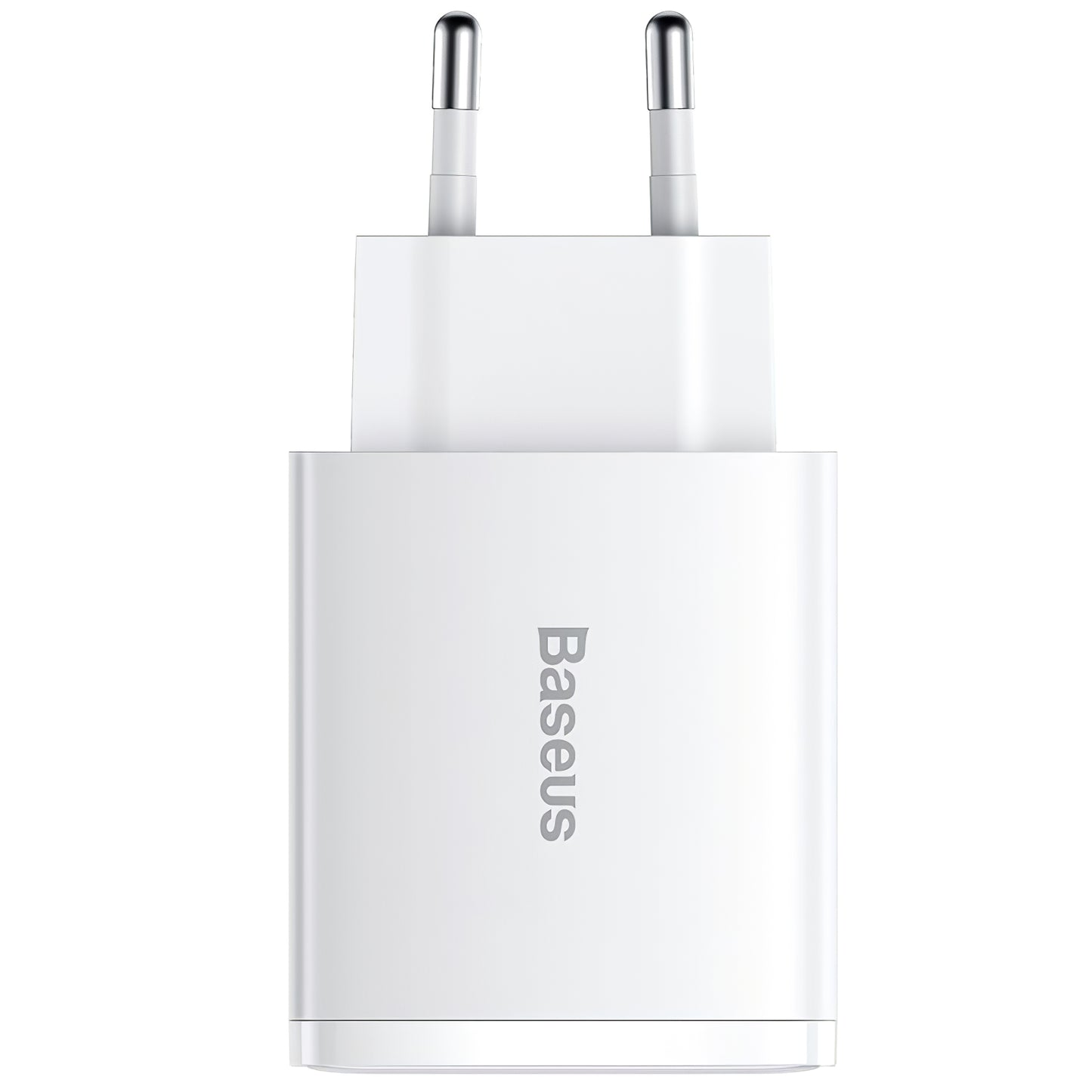 Verkkolaturi Baseus Compact, 30W, 1 x USB-C - 2 x USB-A, valkoinen CCXJ-E02