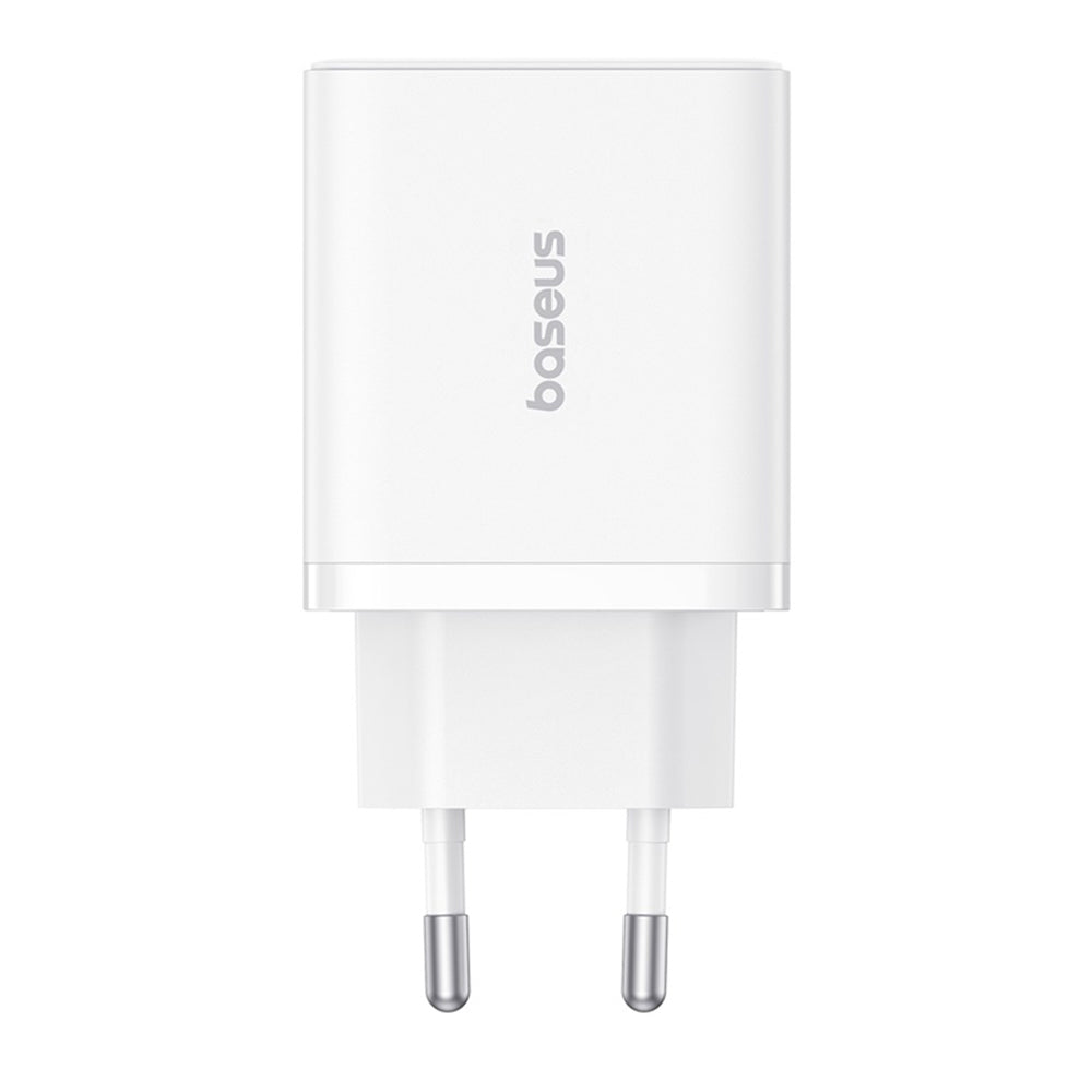 Baseus Cube -verkkolaturi, 30W, 3A, 2 x USB-A - 1 x USB-C, Valkoinen P10111402213-00