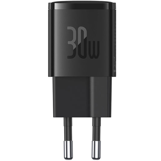Baseus Cube Pro -verkkolaturi, 30W, 3A, 1 x USB-C, Musta CCXF000301