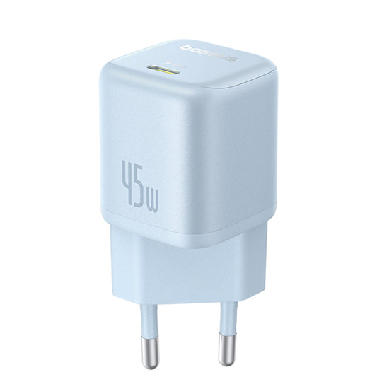 Baseus PicoGo -verkkolaturi, 45W, 3A, 1 x USB-C, Sininen P10176800313-00