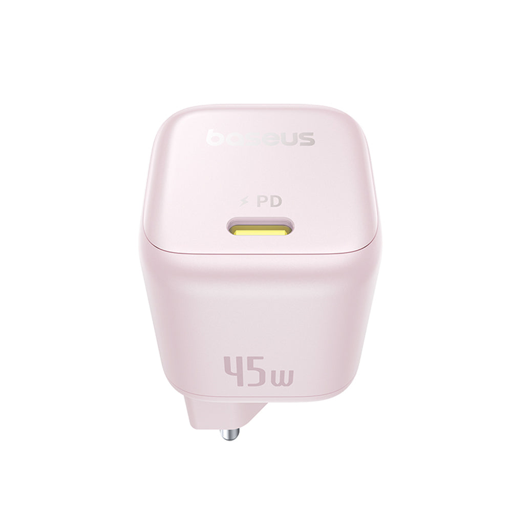 Incarcator Retea Baseus PicoGo, 45W, 3A, 1 x USB-C, Roz P10176800413-00