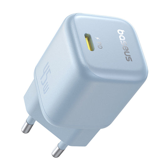 Baseus PicoGo -verkkolaturi, 45W, 3A, 1 x USB-C, Sininen P10176800313-00